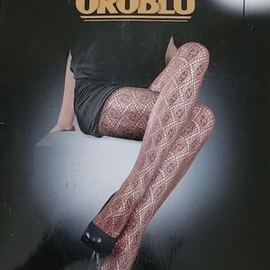 Oroblu Patterned Tights - Black